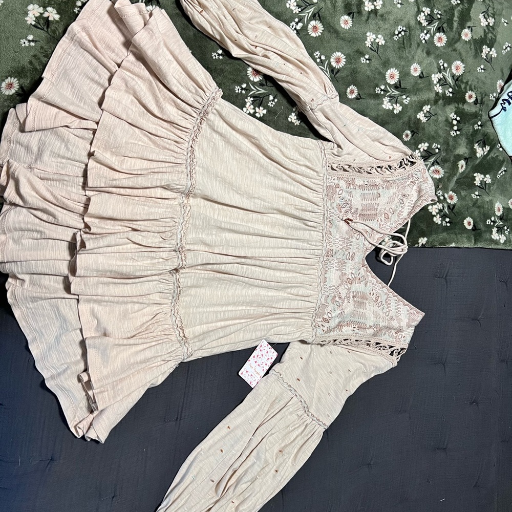 Boho Lace Detail tunic from Freepeople